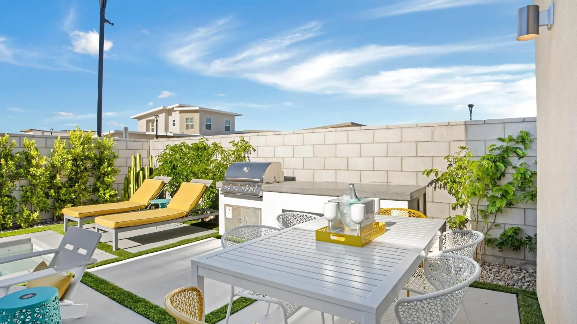 Lumen At Tahquitz: New Build With Pool Fire Pit Designer Interiors Villa Palm Springs
